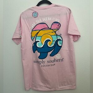 🐢NWT Simply Southern “Save The Ocean Club” Shirt🐢